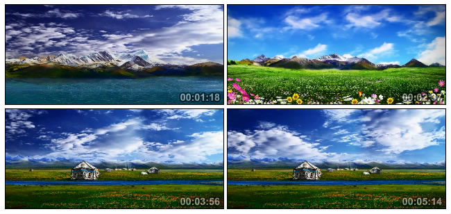 天域青藏高原西藏led视频素材