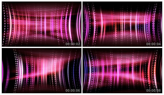 彩色光线粒子元素Led视频素材