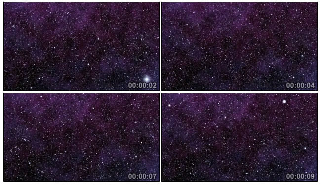 星空紫色粒子
