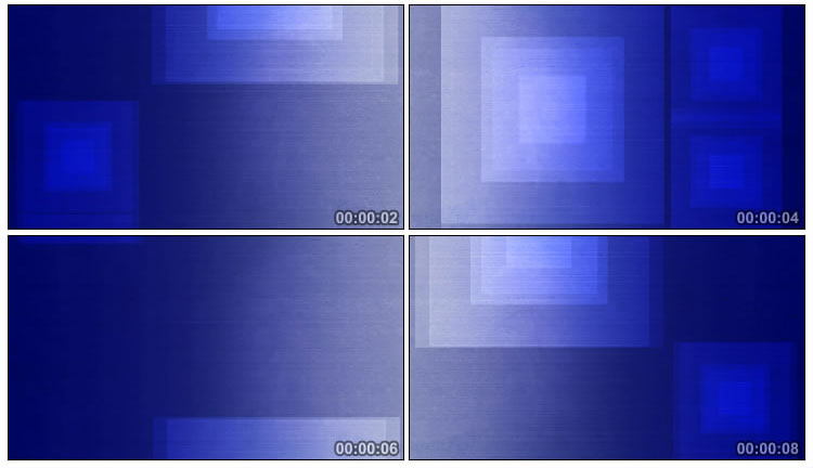 蓝色动态正方形背景视频素材