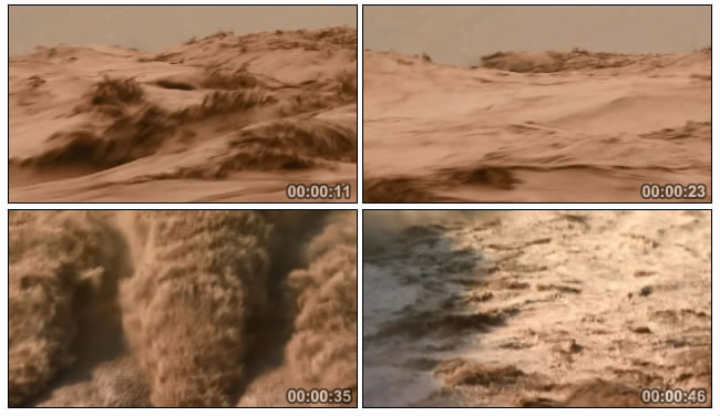 黄河水坝放水实拍视频素材