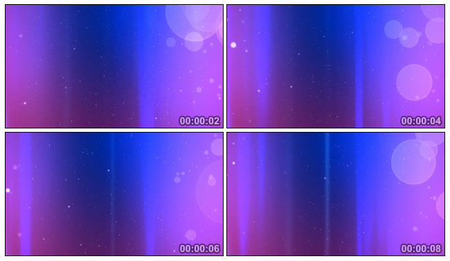 紫色星空光斑光点粒子Led视频素材