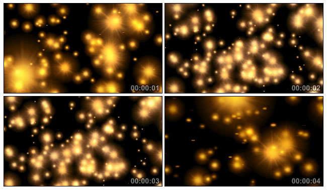 粒子爆炸迸发亮光Led视频素材